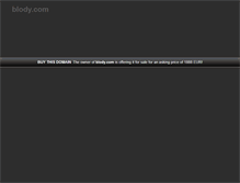 Tablet Screenshot of blody.com